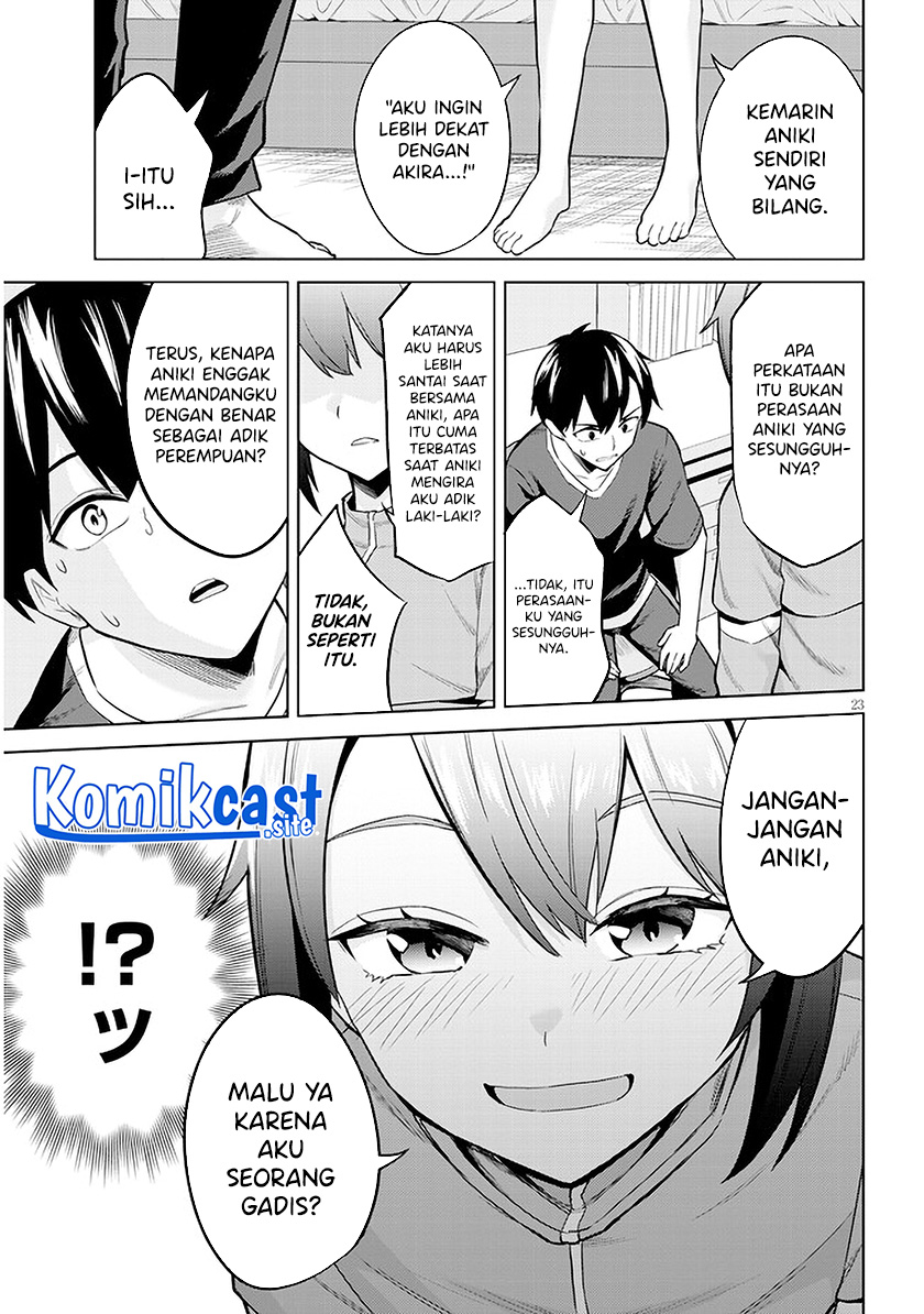 Jitsu wa Gimai (Imouto) deshita. ~Saikin de Kitagiri no Otouto no Kyorikan ga Yatara Chikaiwake~ Chapter 05 Gambar 24