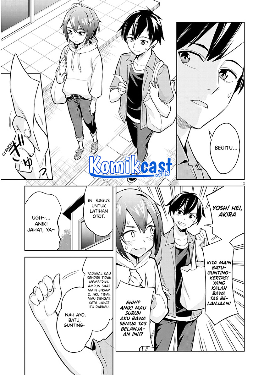 Jitsu wa Gimai (Imouto) deshita. ~Saikin de Kitagiri no Otouto no Kyorikan ga Yatara Chikaiwake~ Chapter 04 Gambar 14