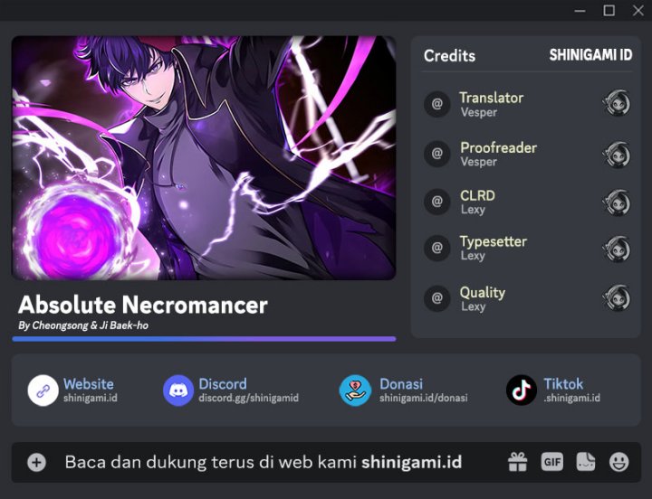 Baca Komik Absolute Necromancer Chapter 03 Gambar 1