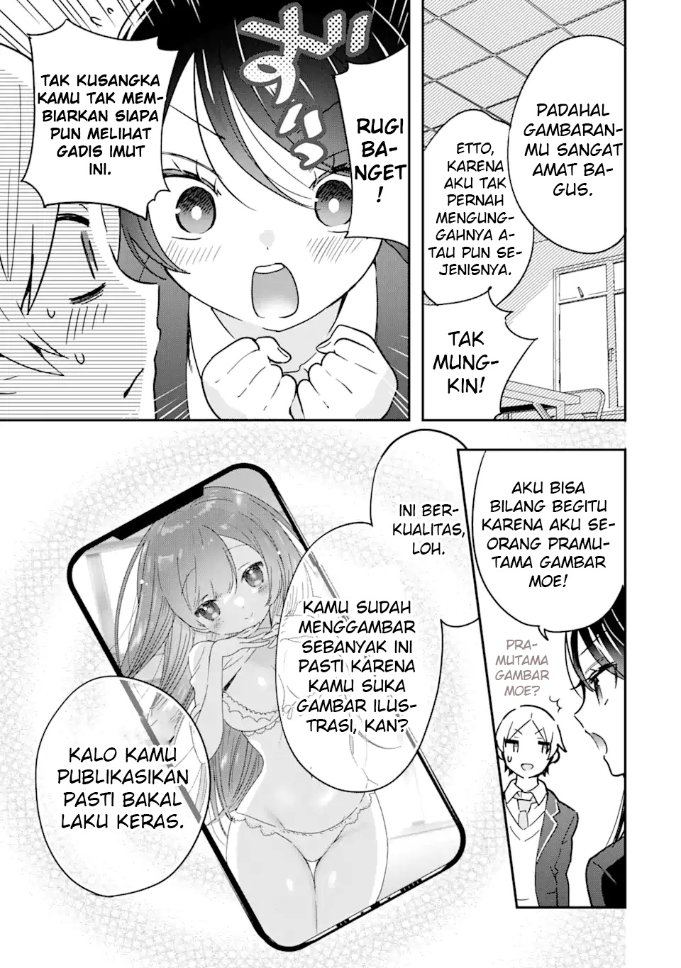 Gakuen 1 no Bishoujo wa x x Eshi no Ore ni Horeteiru!? Chapter 01.2 Gambar 11