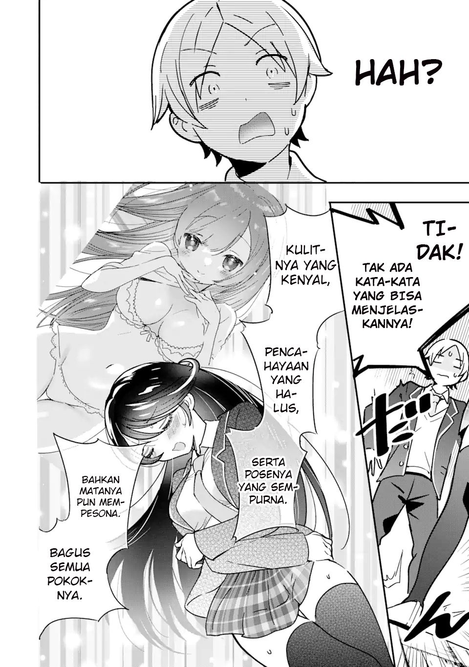 Gakuen 1 no Bishoujo wa x x Eshi no Ore ni Horeteiru!? Chapter 01.2 Gambar 8