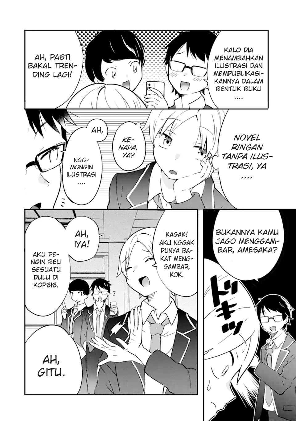Gakuen 1 no Bishoujo wa x x Eshi no Ore ni Horeteiru!? Chapter 01.1 Gambar 9