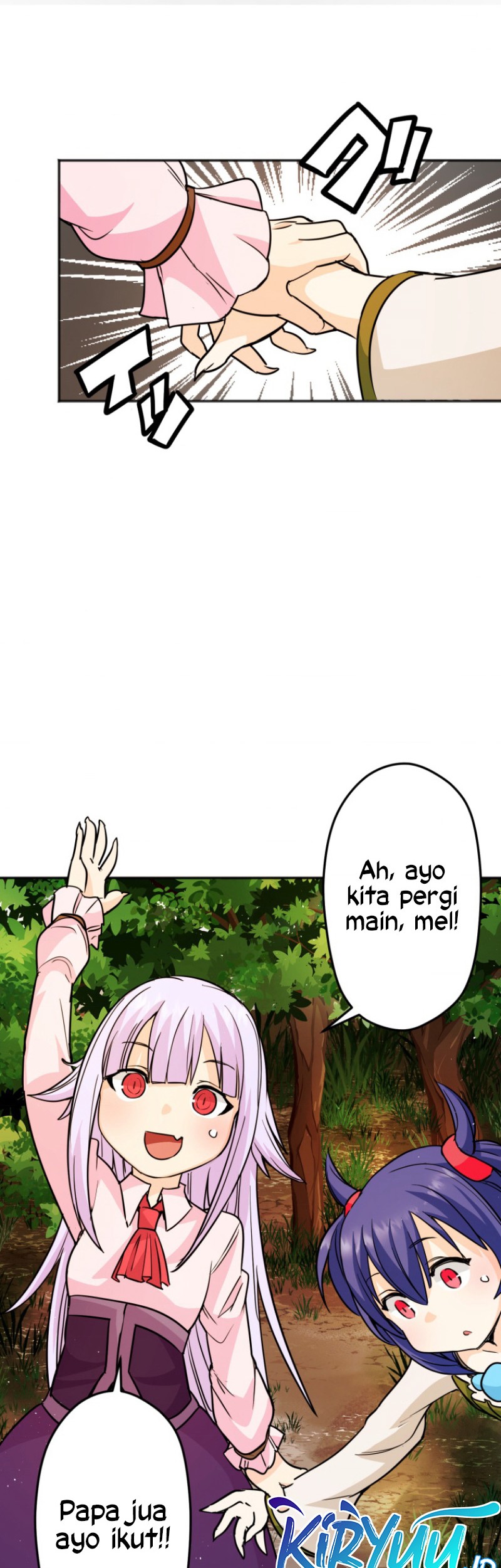 Haiboku Maou ~Yuusha no Musume ni Tensei Shite Fukushuu~ Chapter 04 Gambar 31