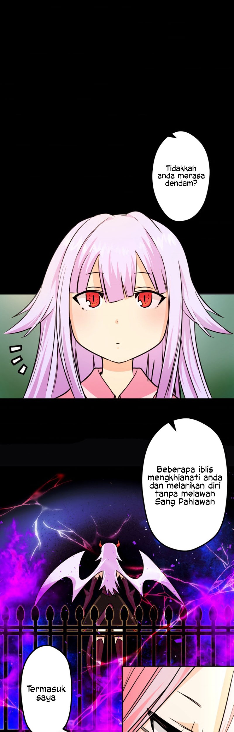 Haiboku Maou ~Yuusha no Musume ni Tensei Shite Fukushuu~ Chapter 03 Gambar 23