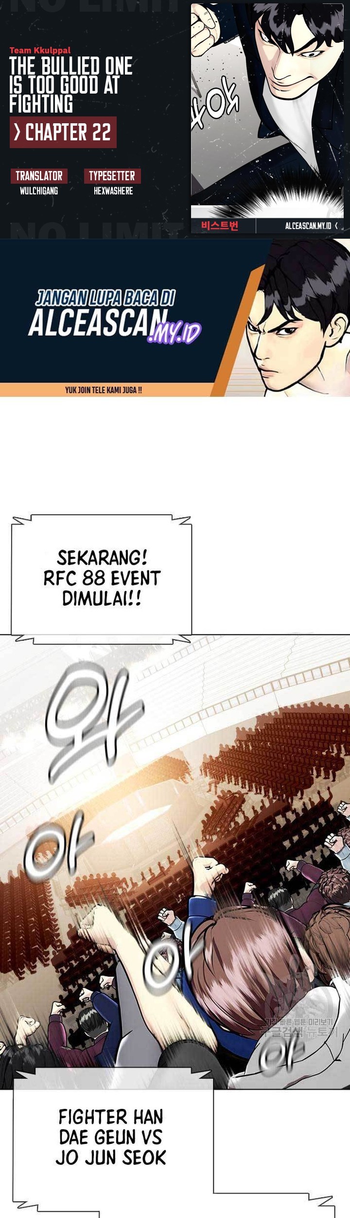 Baca Komik The Bullied One Is Too Good at Fighting Chapter 22 Gambar 1