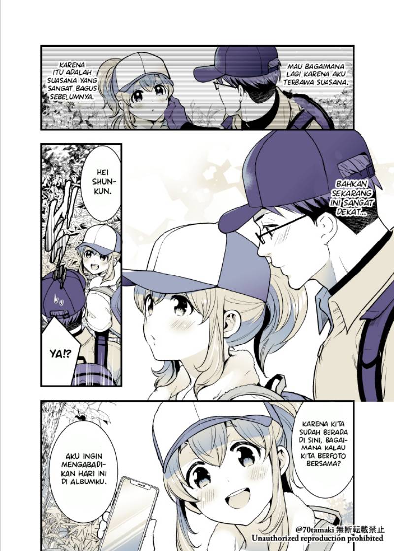 Osananajimi ga Hisabisa ni Saikai Shitara Otagai Kyonyuu ni Natteta Chapter 41 Gambar 3
