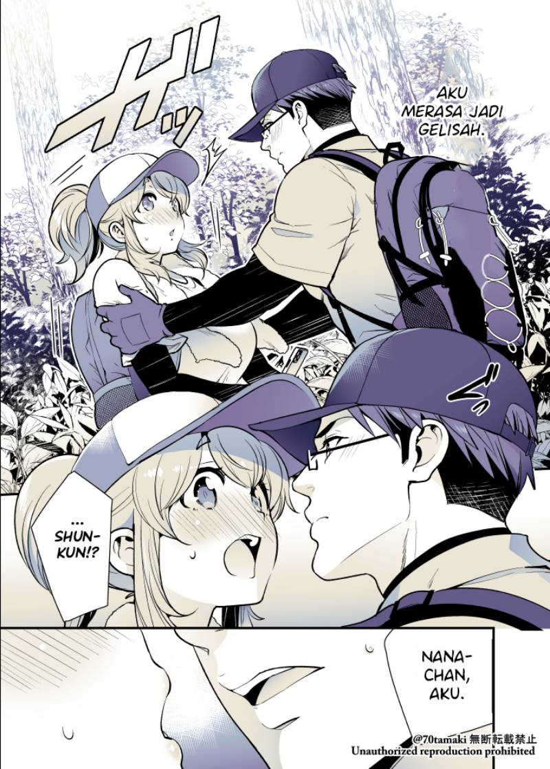 Osananajimi ga Hisabisa ni Saikai Shitara Otagai Kyonyuu ni Natteta Chapter 41 Gambar 6