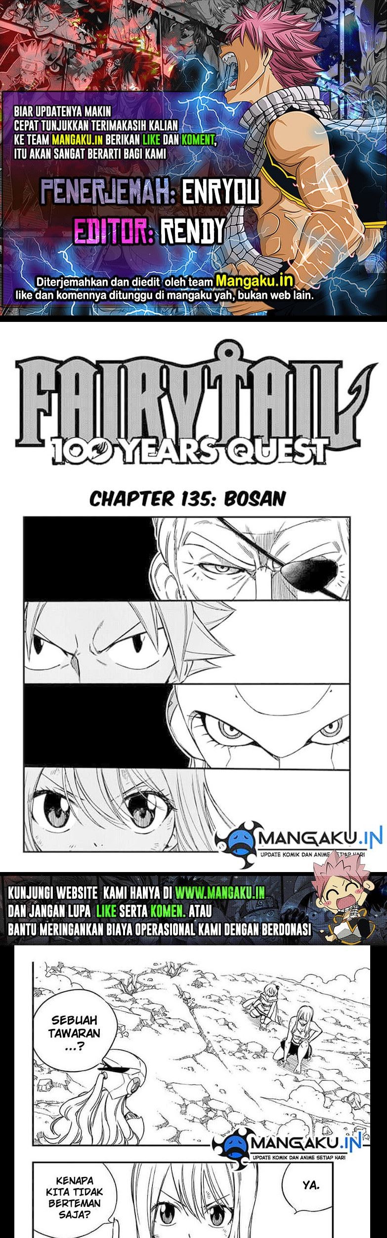 Baca Komik Fairy Tail: 100 Years Quest Chapter 135 Gambar 1