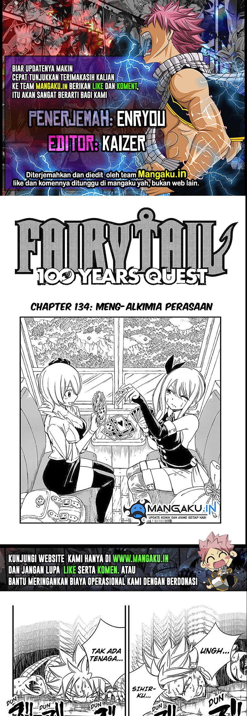 Baca Komik Fairy Tail: 100 Years Quest Chapter 134 Gambar 1