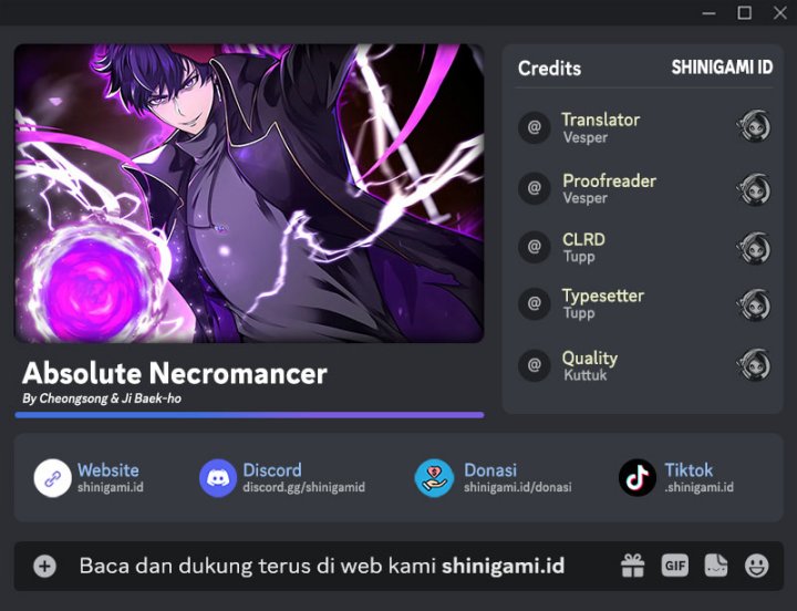 Baca Komik Absolute Necromancer Chapter 16 Gambar 1