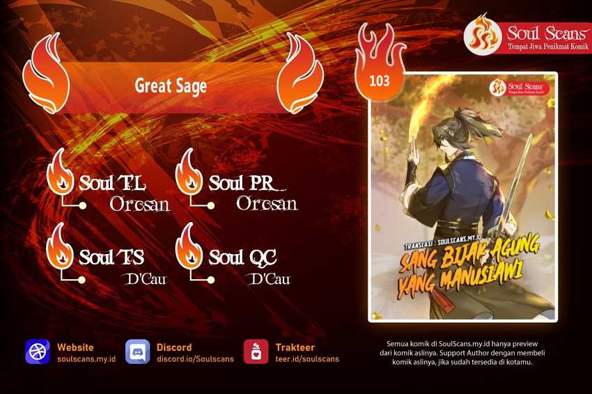 Baca Komik The Great Sage Of Humanity Chapter 103 Gambar 1