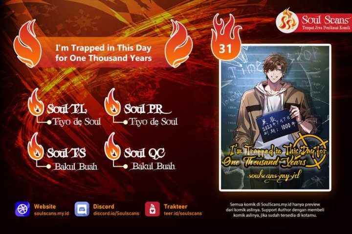 Baca Komik I’m Trapped in This Day for One Thousand Years Chapter 31 Gambar 1