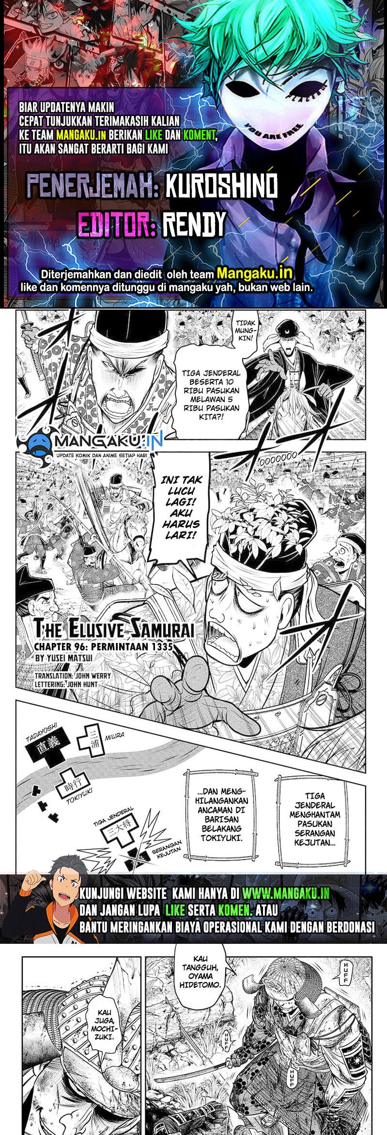 Baca Komik The Elusive Samurai Chapter 96 Gambar 1