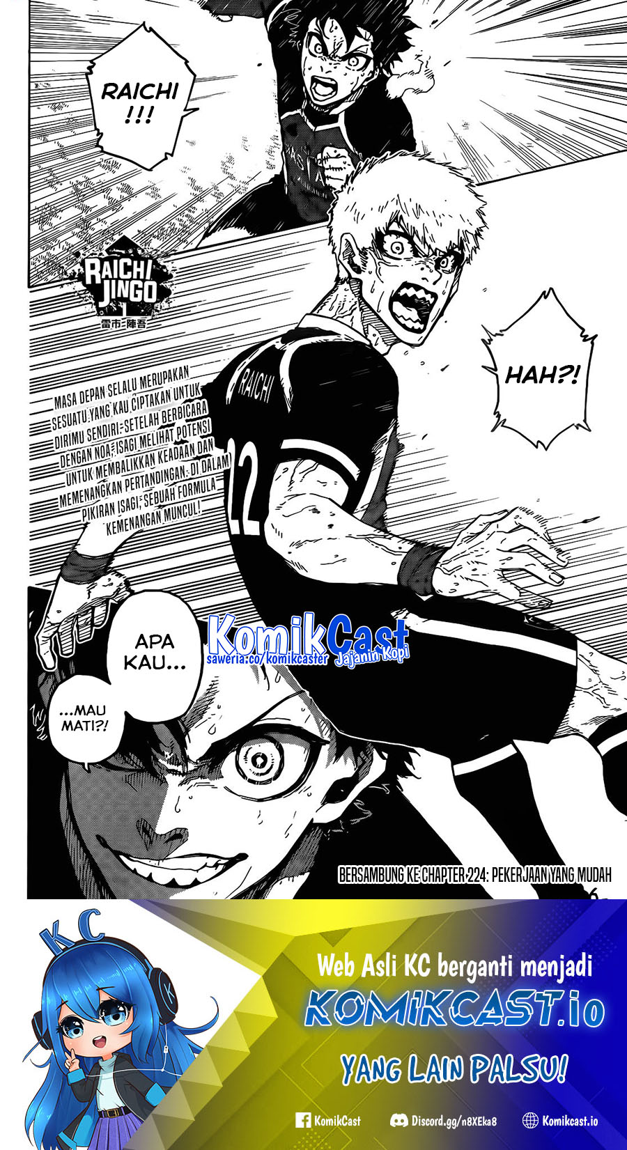 Blue Lock Chapter 223 Gambar 20