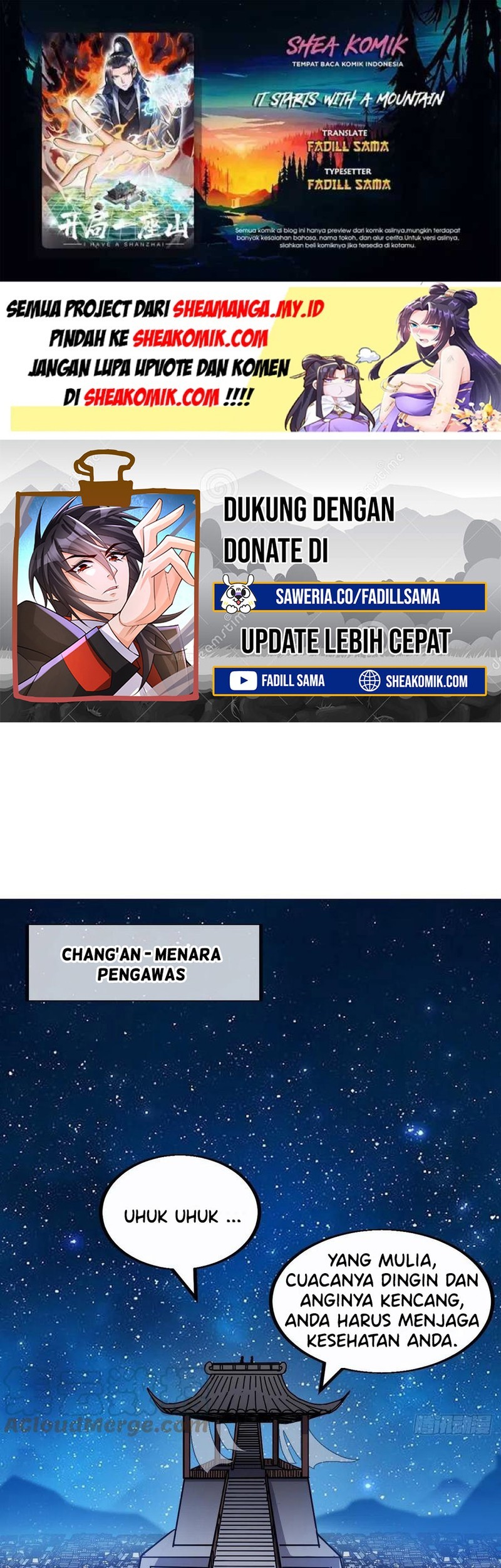 Baca Komik It Starts With A Mountain Chapter 382 Gambar 1