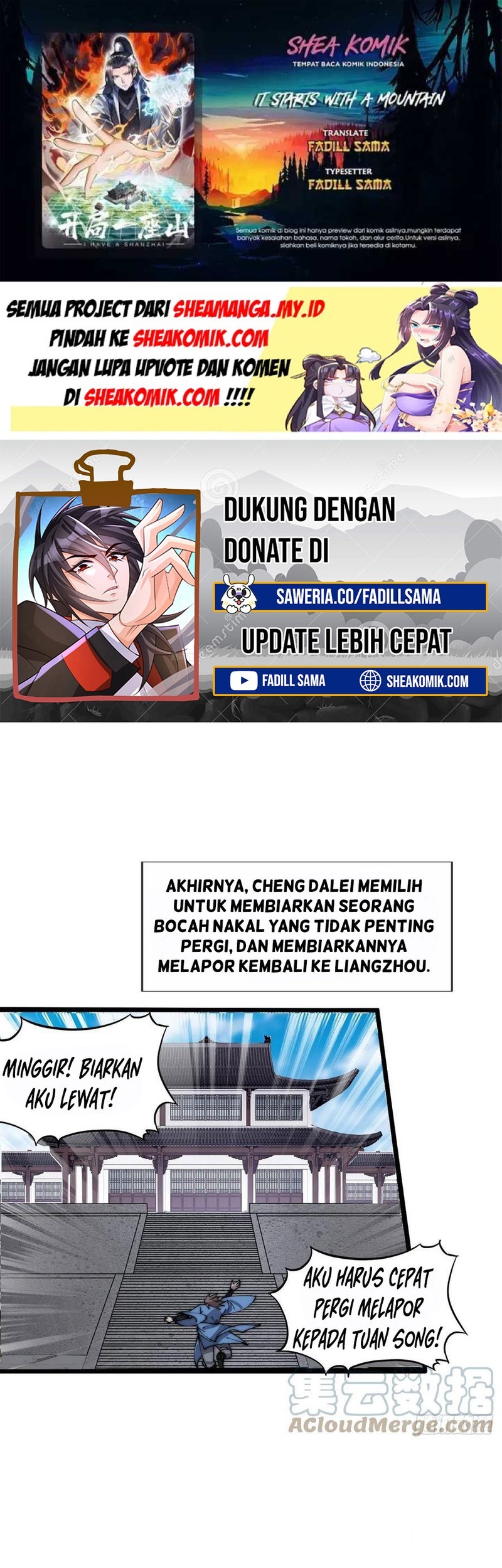 Baca Komik It Starts With A Mountain Chapter 381 Gambar 1