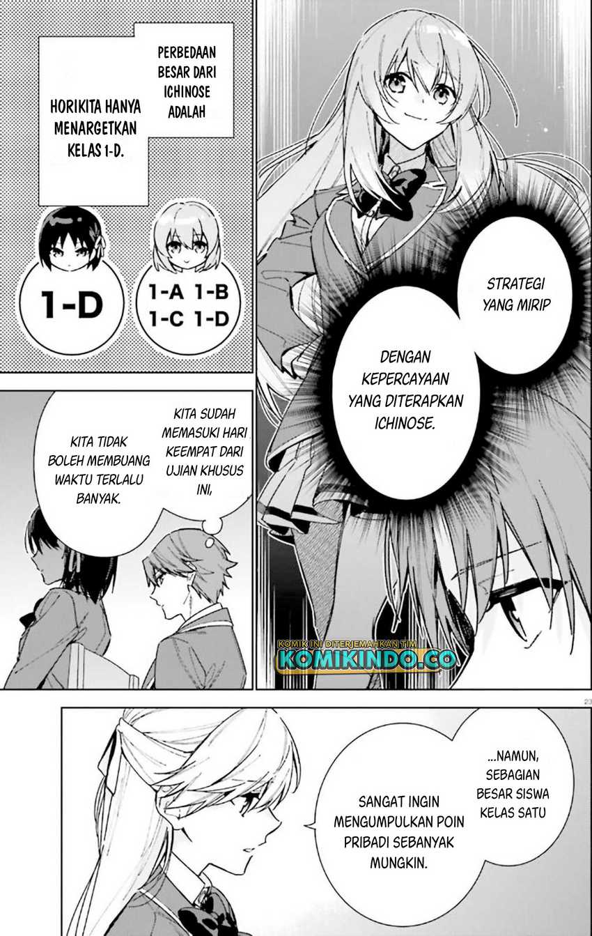 Youkoso Jitsuryoku Shijou Shugi no Kyoushitsu e: 2-nensei-hen Chapter 09 Gambar 24