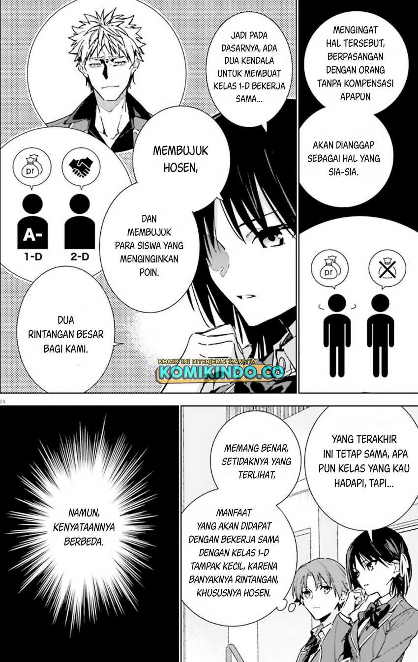 Youkoso Jitsuryoku Shijou Shugi no Kyoushitsu e: 2-nensei-hen Chapter 09 Gambar 25