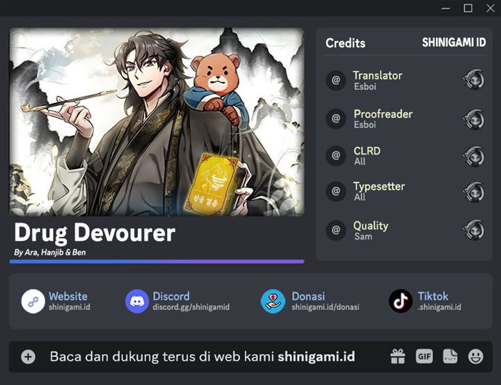 Baca Komik Drug Devourer Chapter 34 Gambar 1