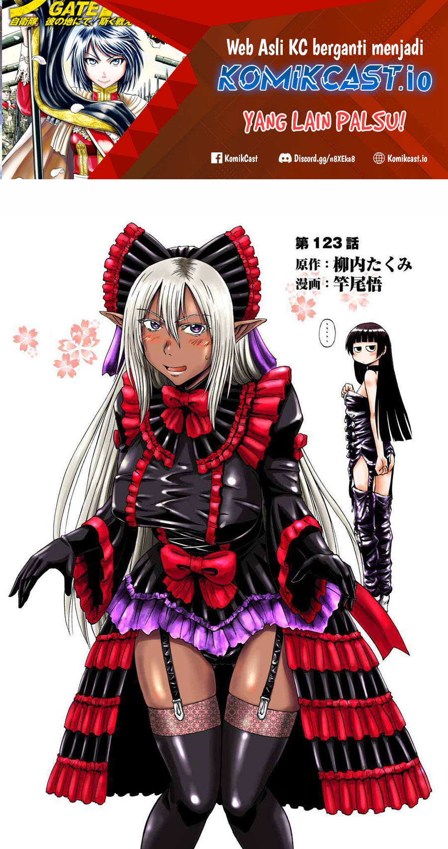 Baca Gate – Jietai Kare no Chi nite Kaku Tatakeri Chapter 123 Gambar 2
