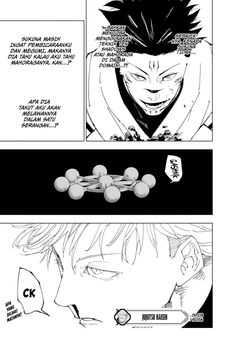Jujutsu Kaisen Chapter 228 Gambar 19
