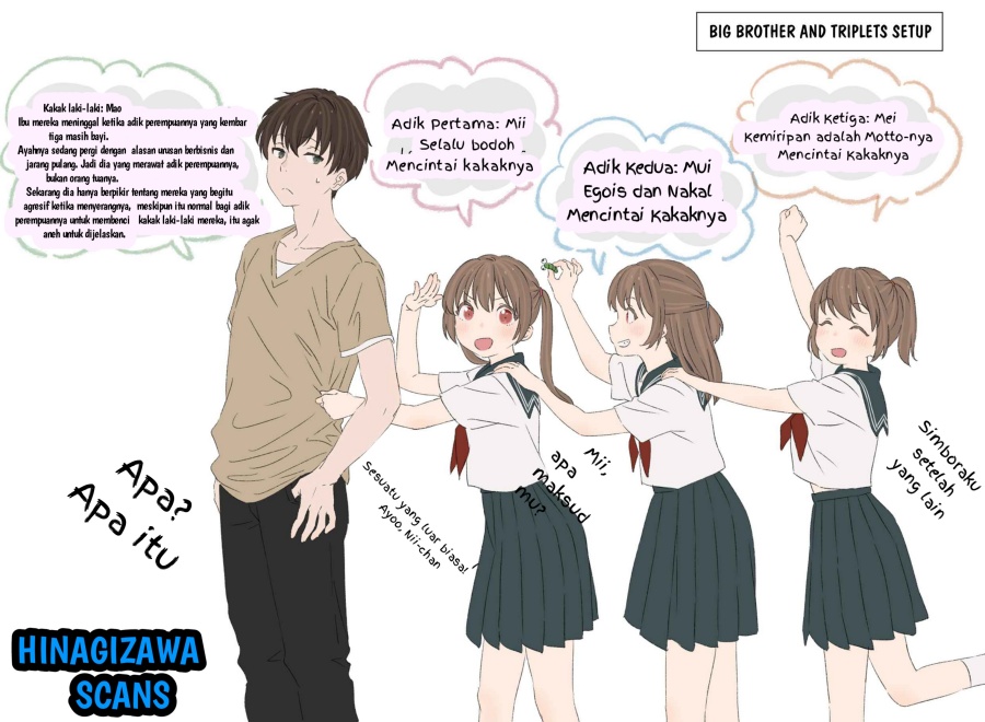 Onii-chan to Mitsugo no Imouto-tachi Chapter 01 Gambar 4