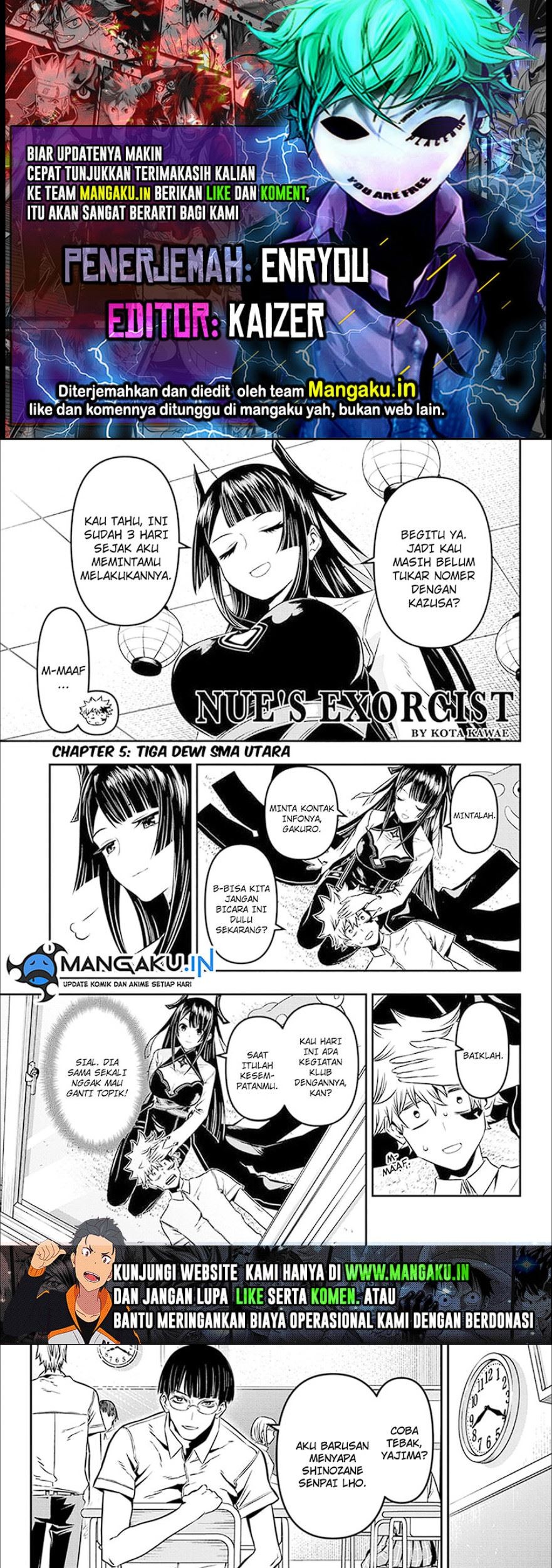 Baca Komik Nue’s Exorcist Chapter 05 Gambar 1