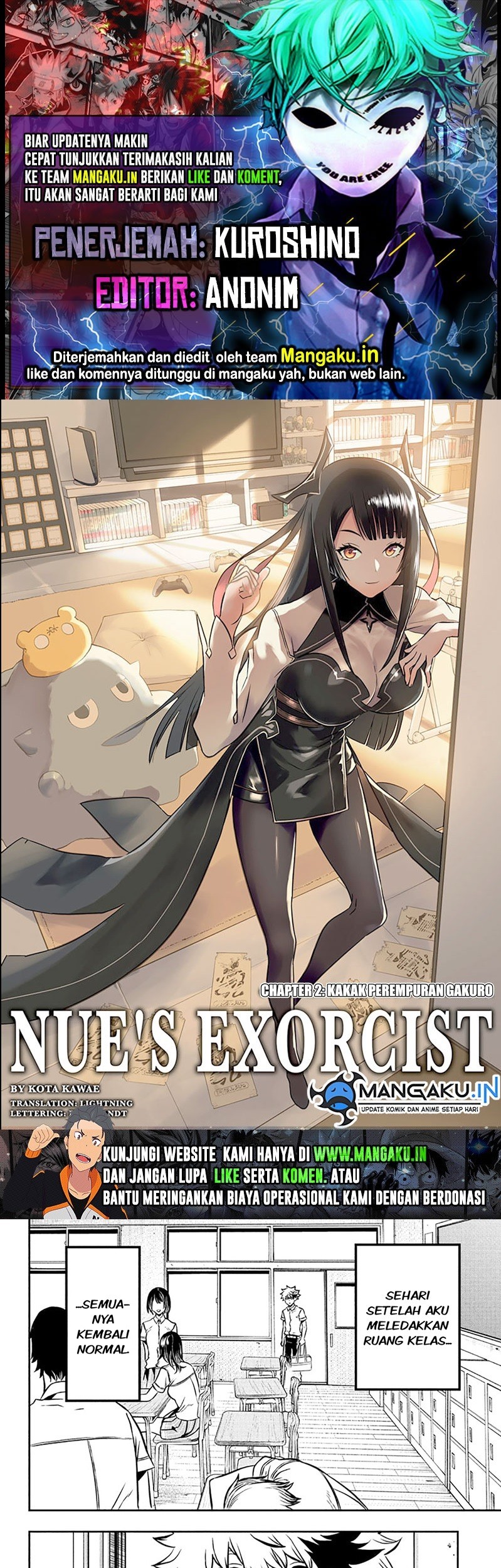 Baca Komik Nue’s Exorcist Chapter 02 Gambar 1