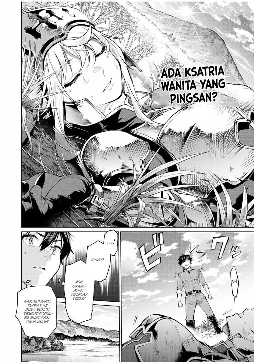 Tanbo de Hirotta Onna Kishi, Inaka de Ore no Yome da to Omowareteiru Chapter 01 Gambar 9