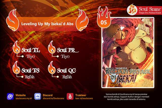 Baca Komik Leveling Up My Isekai’d Abs  Chapter 05 Gambar 1