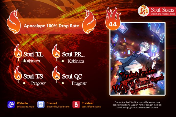 Baca  Apocalypse 100% Drop Rate Chapter 44 Gambar 2