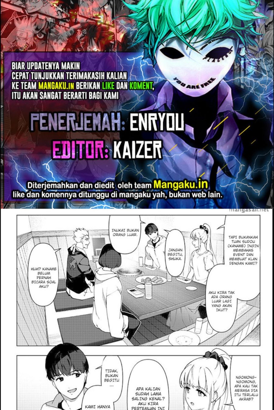 Baca Komik Darwins Game Chapter 111.2 Gambar 1