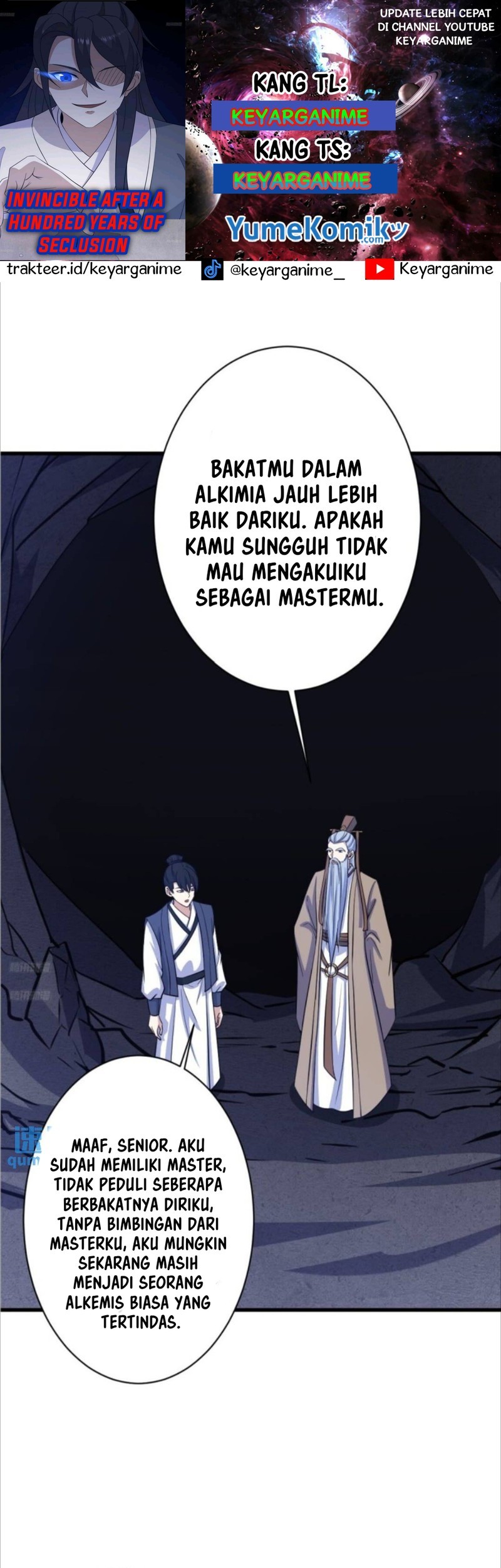 Baca Komik Invincible After a Hundred Years of Seclusion Chapter 157 Gambar 1