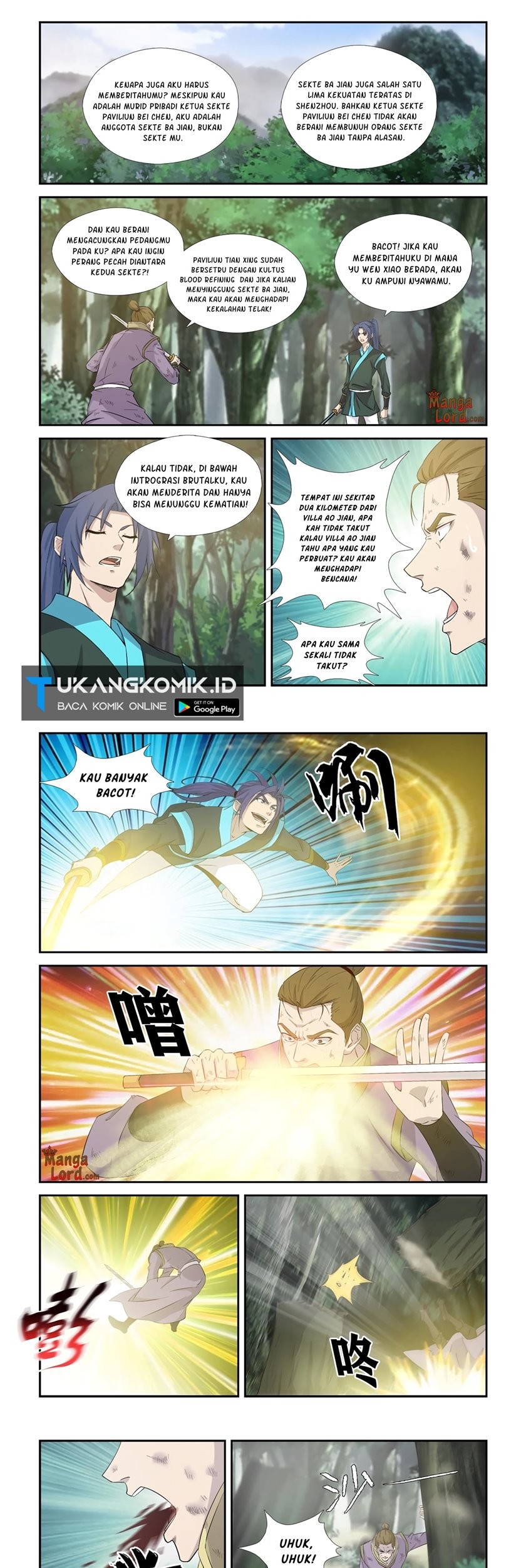 Baca Komik Heaven Defying Sword Chapter 347 Gambar 1