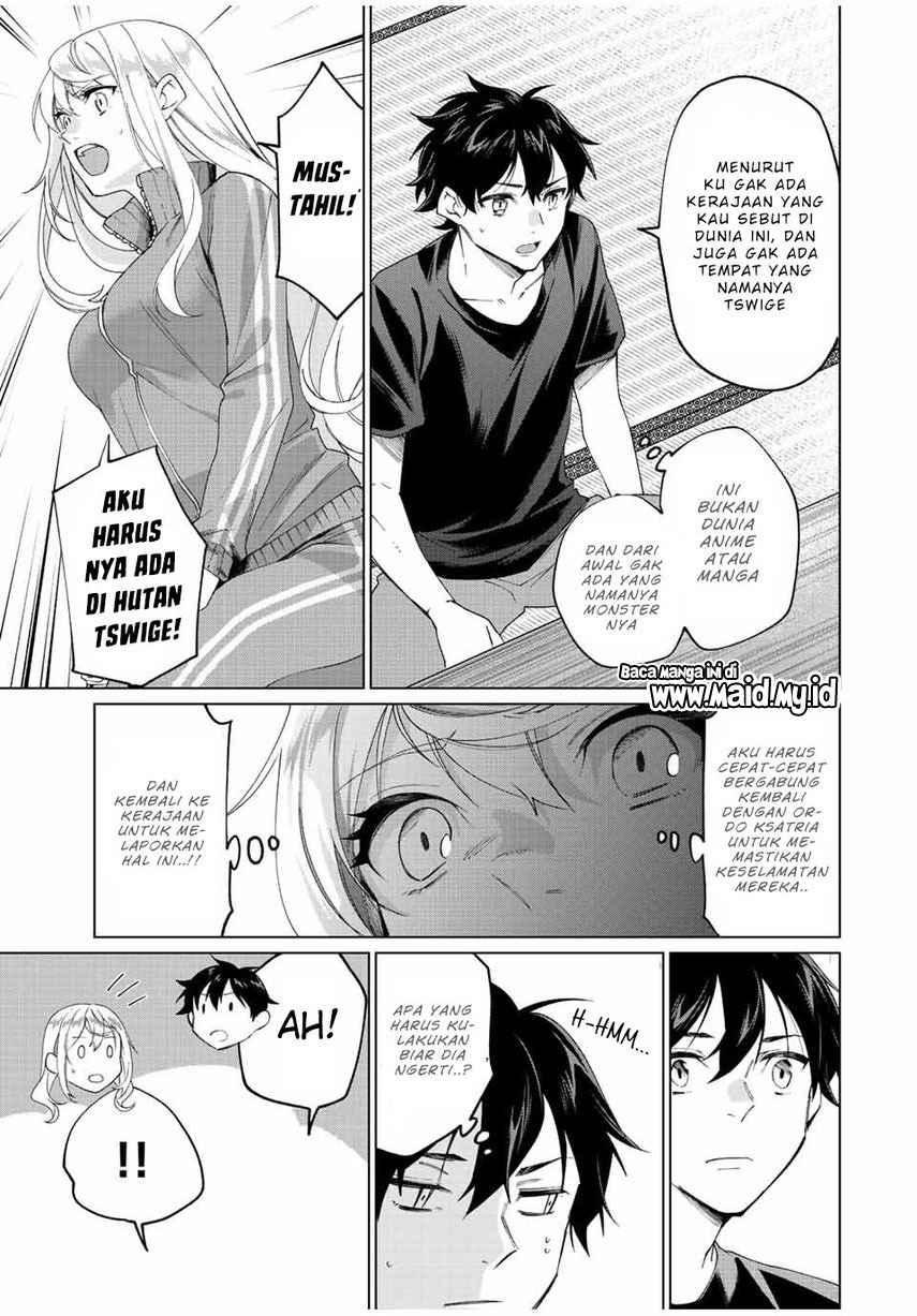 Tanbo de Hirotta Onna Kishi, Inaka de Ore no Yome da to Omowareteiru Chapter 04 Gambar 9