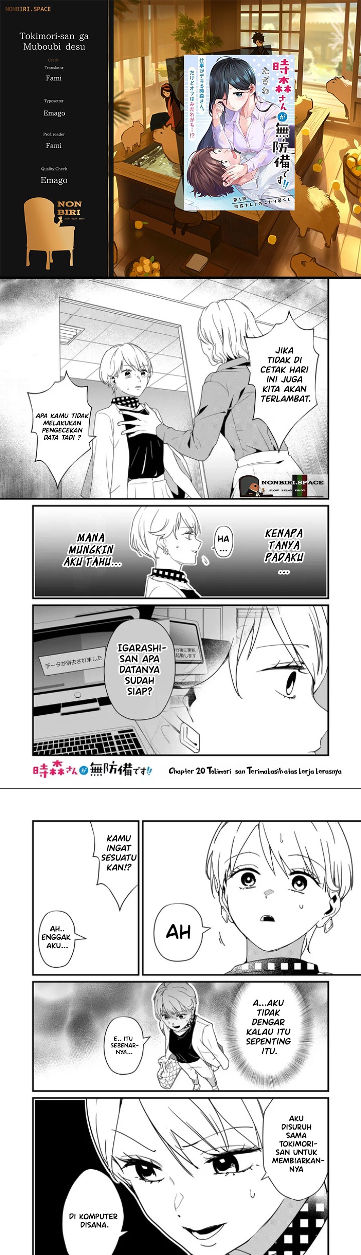 Baca  Tokimori-san ga Muboubi desu!! Chapter 20 Gambar 2
