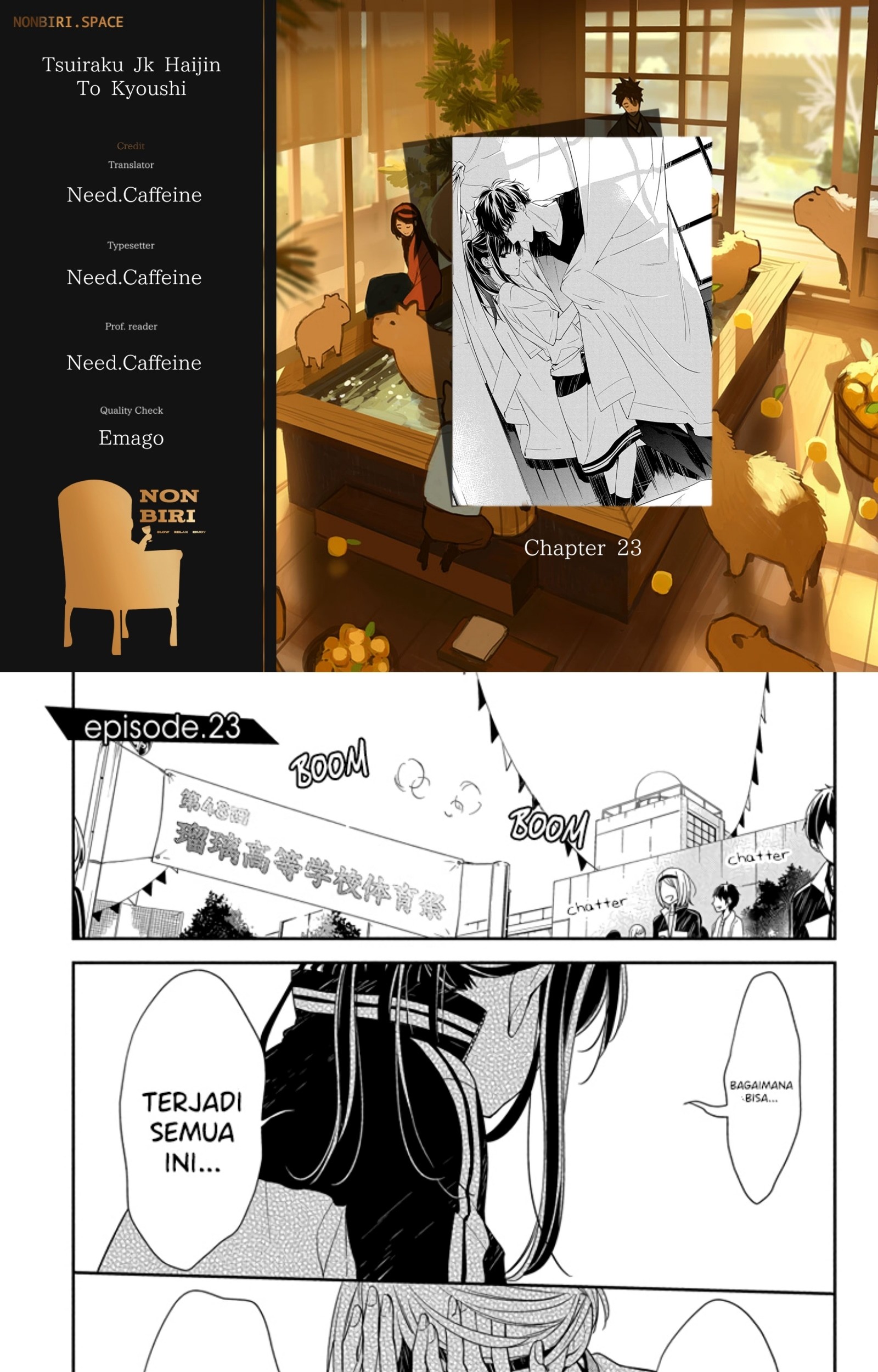 Baca Komik Tsuiraku JK to Haijin Kyoushi Chapter 23 Gambar 1