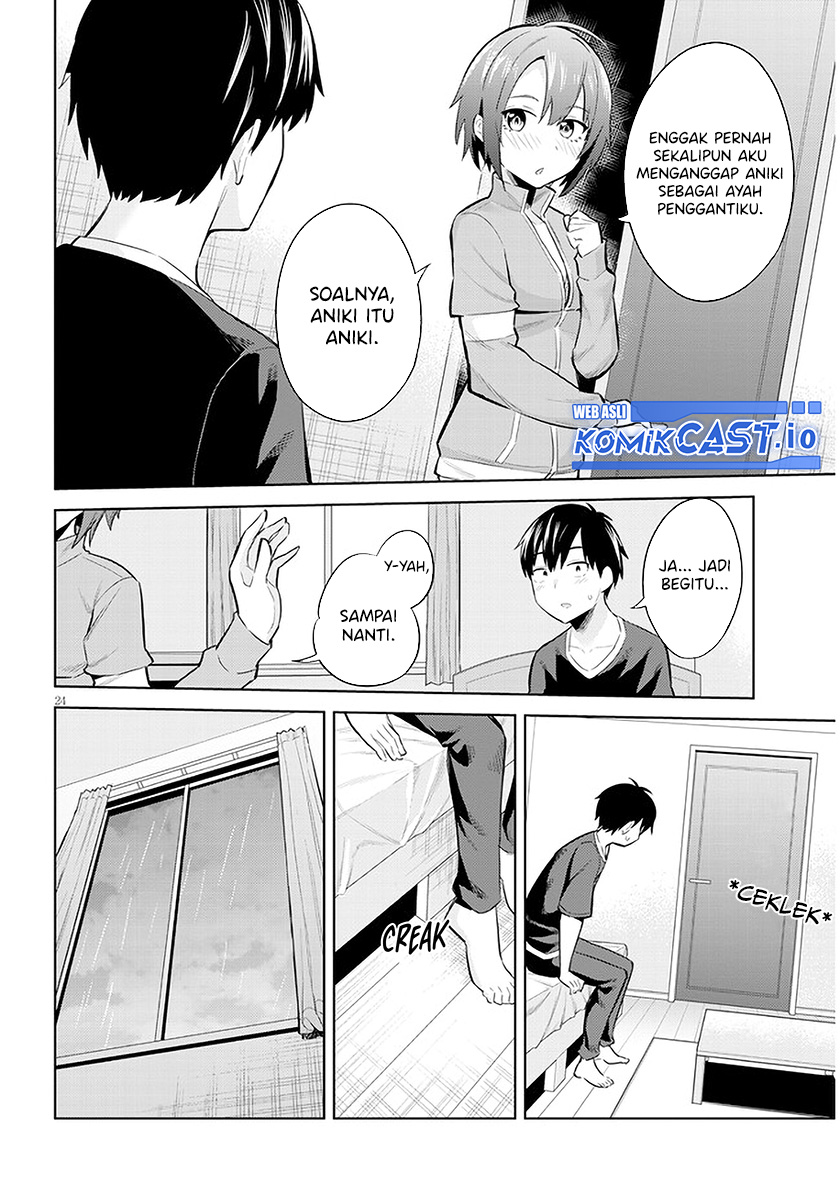 Jitsu wa Gimai (Imouto) deshita. ~Saikin de Kitagiri no Otouto no Kyorikan ga Yatara Chikaiwake~ Chapter 09 Gambar 24