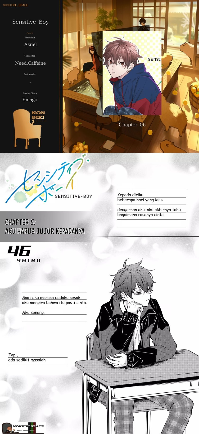 Baca Komik Sensitive Boy Chapter 05 Gambar 1