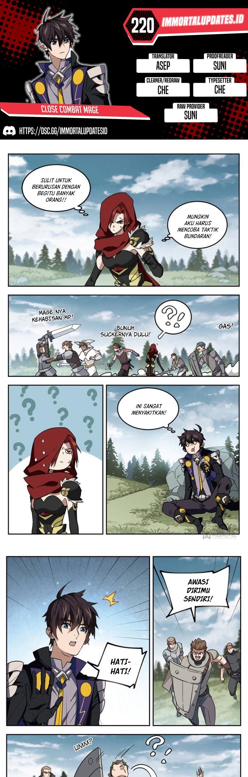 Baca Komik Virtual World: Close Combat Mage Chapter 220 Gambar 1