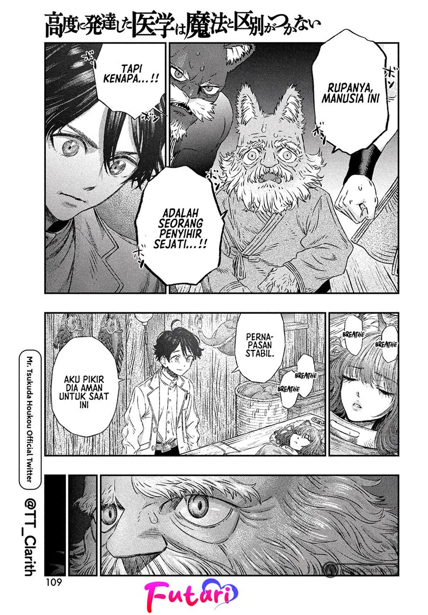 Koudou ni Hattatsu Shita Igaku wa Mahou to Kubetsu ga Tsukanai Chapter 02 Gambar 11