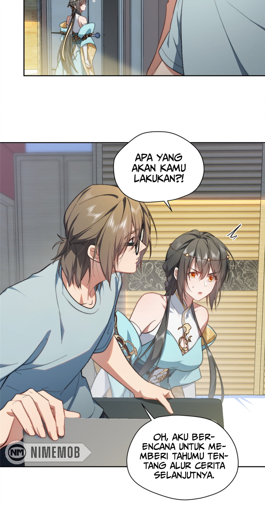 What Do You Do If the Heroine Escapes From Your Novel Chapter 07 Gambar 34