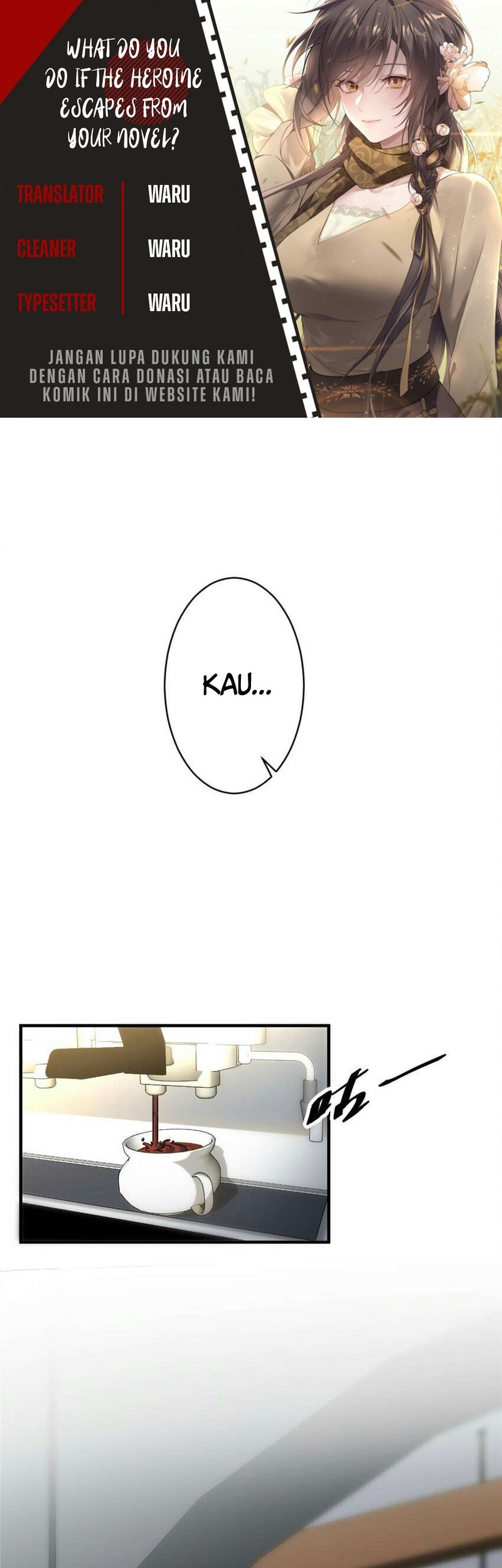 Baca Komik What Do You Do If the Heroine Escapes From Your Novel Chapter 02 Gambar 1