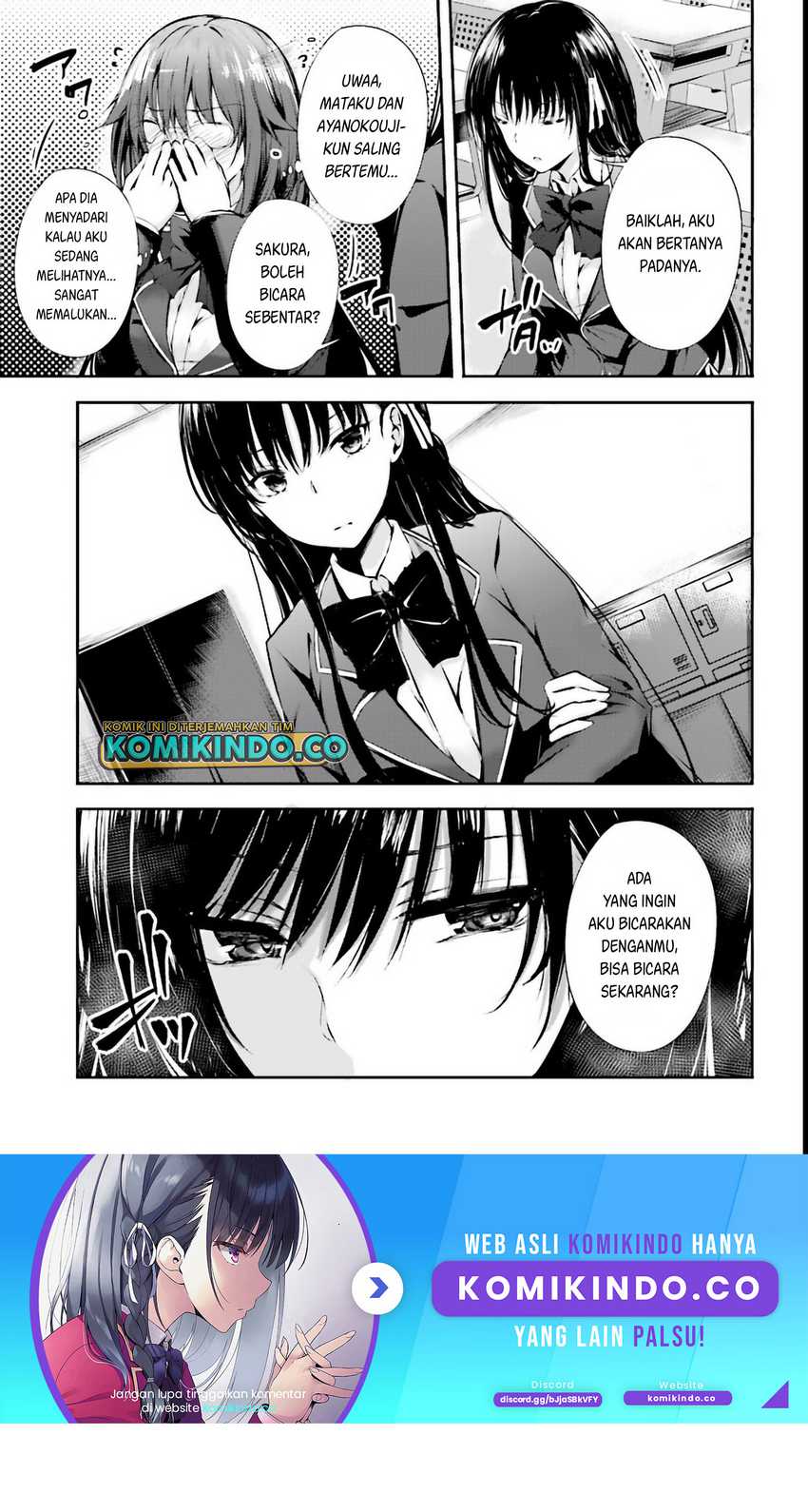 Youkoso Jitsuryoku Shijou Shugi no Kyoushitsu e √Horikita Chapter 03 Gambar 18