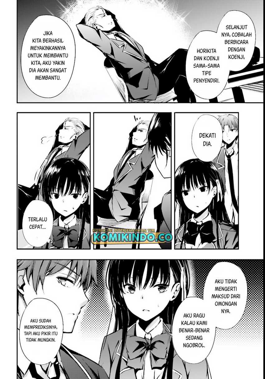 Youkoso Jitsuryoku Shijou Shugi no Kyoushitsu e √Horikita Chapter 03 Gambar 21