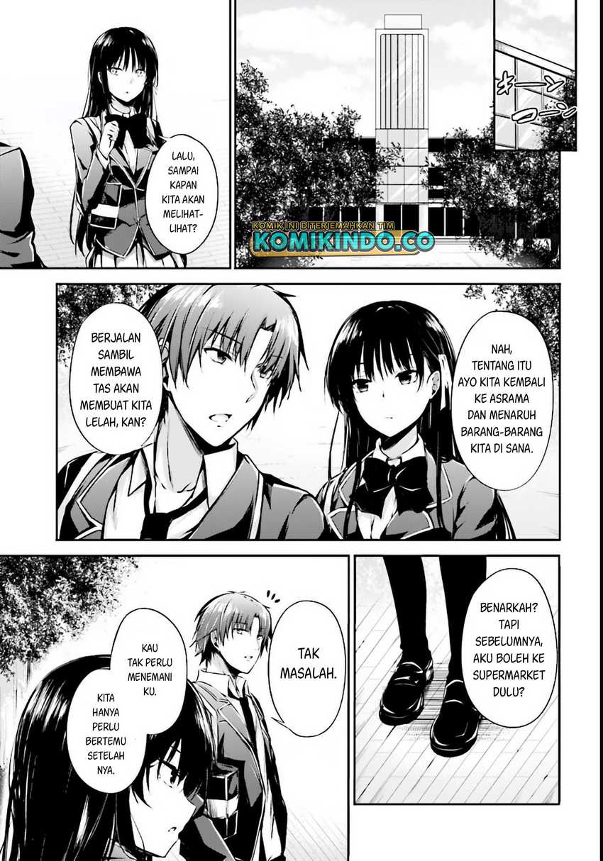Youkoso Jitsuryoku Shijou Shugi no Kyoushitsu e √Horikita Chapter 01 Gambar 13