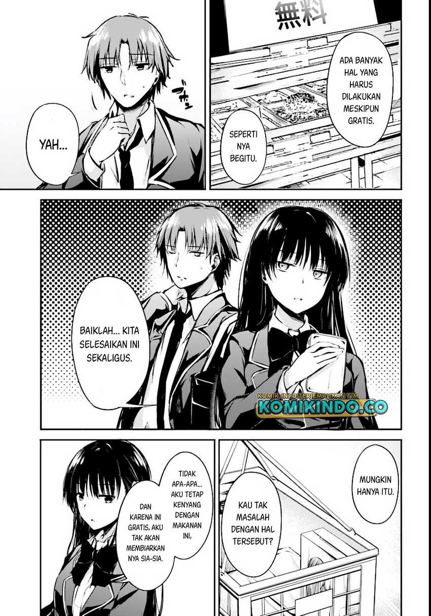 Youkoso Jitsuryoku Shijou Shugi no Kyoushitsu e √Horikita Chapter 01 Gambar 17