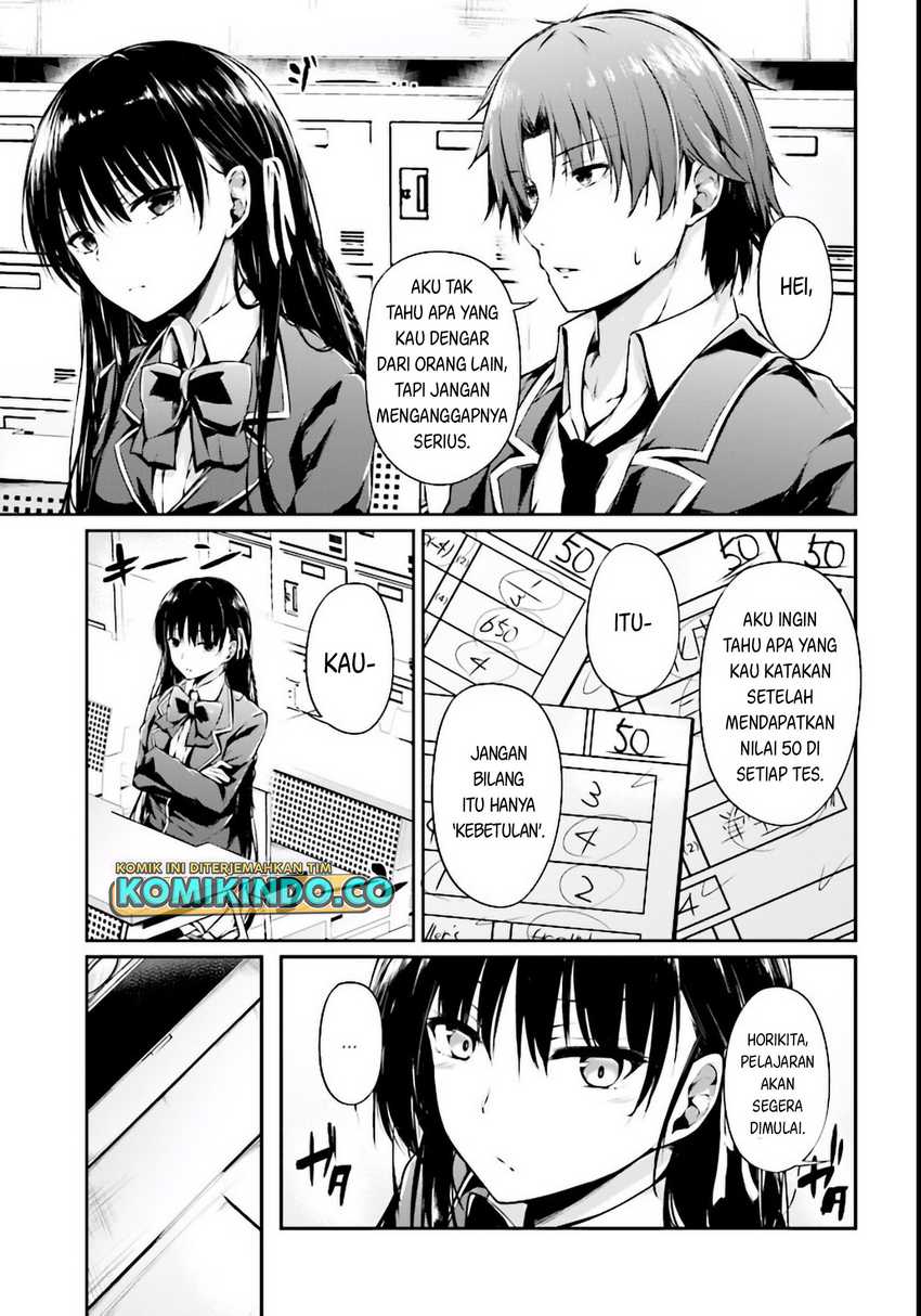 Youkoso Jitsuryoku Shijou Shugi no Kyoushitsu e √Horikita Chapter 01 Gambar 9