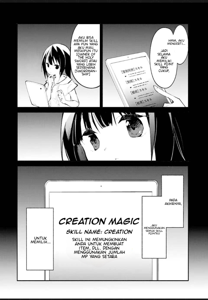 Making Magic: The Sweet Life of a Witch Who Knows an Infinite MP Loophole Chapter 01.1 Gambar 12
