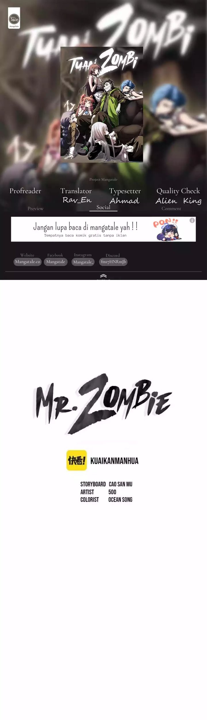 Baca Komik Mr. Zombie Chapter 34 Gambar 1